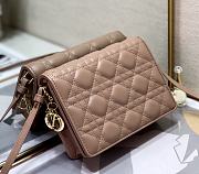 DIOR Lady Dior Clutch Pink 2261 Size 18 x 12 x 3 cm - 4