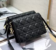 DIOR Lady Dior Clutch Black 2261 Size 18 x 12 x 3 cm - 1