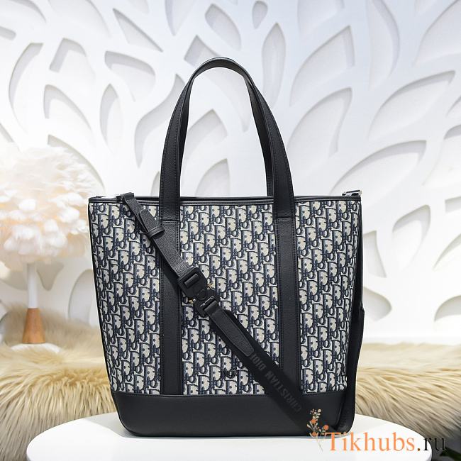 DIOR Handbag Black/White Size 44 x 37 x 16 cm - 1