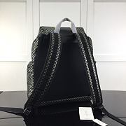 Gucci Dapper Dan Backpack Black 536413 Size 32 x 45 x 14 cm - 6