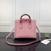 Gucci Diana Tote Bag Pink Leather 660195 Size 27 x 24 x 11 cm - 5