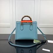 Gucci Diana Tote Bag Light Blue 660195 Size 27 x 24 x 11 cm - 6