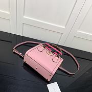 Gucci Diana Small Tote Bag Pink Leather 655661 Size 20 x 16 x 10 cm - 6