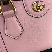 Gucci Diana Small Tote Bag Pink Leather 655661 Size 20 x 16 x 10 cm - 2