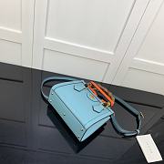 Gucci Diana Small Tote Bag Light Blue 655661 Size 20 x 16 x 10 cm - 4