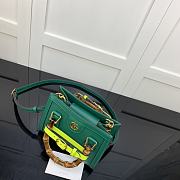 Gucci Diana Small Tote Bag Green 655661 Size 20 x 16 x 10 cm - 6