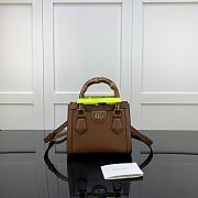 Gucci Diana Small Tote Bag Brown 655661 Size 20 x 16 x 10 cm - 1