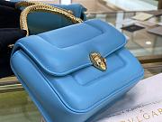 Mary Katrantzou X Bvlgari Top Handle Blue 291071 Size 19 x 15 x 6 cm - 5