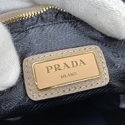 PRADA Leather Cross-Body Bag Beige 1BH082 Size 22 x 15 x 9 cm - 6