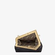 FENDI First Small Leather Bag Black Size 26 × 18 × 9.5 cm - 3