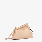 FENDI First Small Leather Bag Pink Size 26 × 18 × 9.5 cm - 1