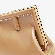 FENDI First Small Leather Bag Beige Size 26 × 18 × 9.5 cm - 2