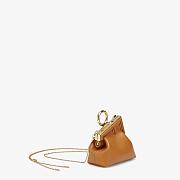 FENDI First Mini Leather Bag Brown Size 11.5 x 10 x 5.5 cm - 4