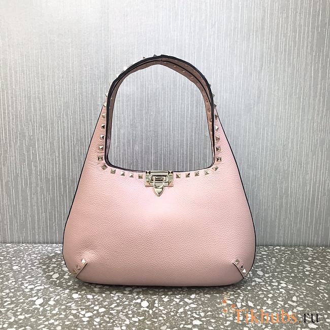 VALENTINO Garavani Twinkle Studs Handbag Pink 20077 Size 36 x 23 x 4 cm - 1