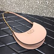 VALENTINO VLogo Hobo Bag Pink 0707 Size 20 x 5 x 12 cm - 5