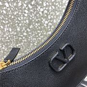 VALENTINO VLogo Hobo Bag Black 0707 Size 20 x 5 x 12 cm - 2