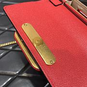 VALENTINO Garavani VRING Chain Wallet Red 069 Size 17.5 x 8 x 13 cm - 2