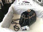 CHANEL Pull Rope Bag Black AS1802 Size 20 x 17 x 10 cm - 6