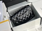 Chanel CF Big Mini Patent Leather Small Bag Black (Silver lock) Size 20 cm - 3