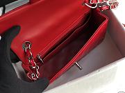 Chanel CF Big Mini Patent Leather Small Bag Red (Silver Lock) 1116 Size 20 cm - 5