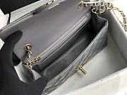 Chanel CF Big Mini Patent Leather Small Bag Gray (Gold lock) 1116 Size 20 cm - 6