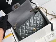 Chanel CF Big Mini Patent Leather Small Bag Gray (Gold lock) 1116 Size 20 cm - 3