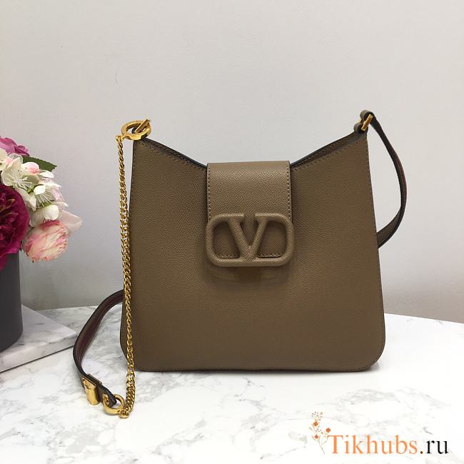 VALENTINO Vsling Handbag Brown 0802 Size 24 x 6 x 21 cm - 1