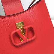 VALENTINO Vsling Handbag Red 0802 Size 24 x 6 x 21 cm - 2