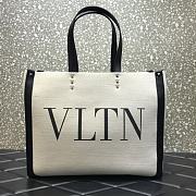 VALENTINO Canvas Shopping Bag 90033 Size 37 x 29 x 15 cm - 1