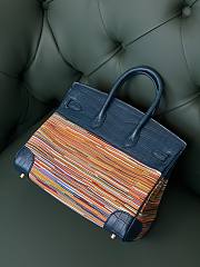 Hermes Birkin With Vibrattrat Multi Color 25 cm - 6