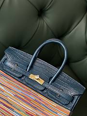 Hermes Birkin With Vibrattrat Multi Color 25 cm - 2