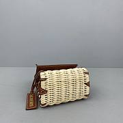 Jacquemus Bamboo Weaving Brown 2102 Size 12 x 8 x 5 cm - 4