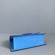 Jacquemus Big Frosted Blue 2056 Size 24 x 13 x 7 cm - 4