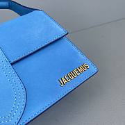 Jacquemus Big Frosted Blue 2056 Size 24 x 13 x 7 cm - 2