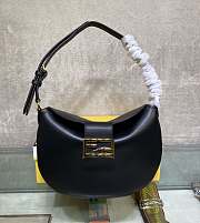 Fendi Black Newest Horn Underarm Bag 1388 Size 29 x 22 x 13 cm - 1