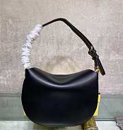 Fendi Black Newest Horn Underarm Bag 1388 Size 29 x 22 x 13 cm - 4