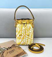 Fendi Fisheye Yellow 8380 Size 12 x 10 x 18 cm - 1