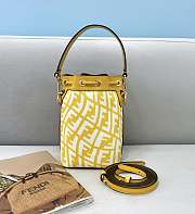 Fendi Fisheye Yellow 8380 Size 12 x 10 x 18 cm - 4