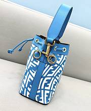 Fendi Fisheye Blue 8380 Size 12 x 10 x 18 cm - 3