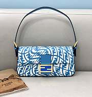 Fendi Baguette Blue 8378L Size 27 x 4 x 13 cm - 1