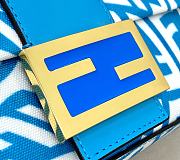 Fendi Baguette Blue 8378s Size 19 x 5 x 10 cm - 3