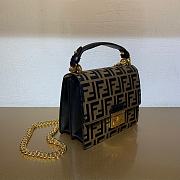 Fendi Small Chain Bag In Black 5013 Size 19 x 14 x 9 cm - 4