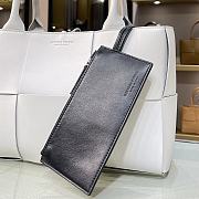 Bottega Veneta SLIP Tote Handbag White 44052 Size 36 x 24 x 12 cm - 2