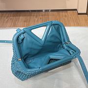 BV Triangle Bubble Bag Mallard 44054 Size 24 × 16 × 8 cm - 4