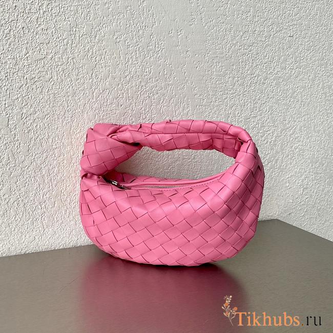 Bottega Veneta Jodie Mini Pink Size 28 × 23 × 8 cm - 1