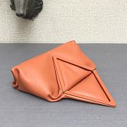 Bottega Veneta Sheepskin Triangle Handbag Orange 44050 Size 32 x 18 cm - 4