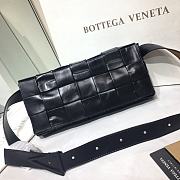 Bottega Veneta Rubik's Cube Woven Bag Black 96005 Size 24 x 14 x 4 cm - 1