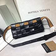 Bottega Veneta Rubik's Cube Woven Bag Black 96005 Size 24 x 14 x 4 cm - 4