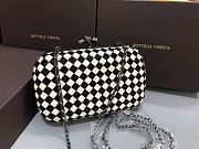 Bottega Veneta Chain Original Horse Hair Black/White 8600 Size 20 x 12 x 5 cm - 1