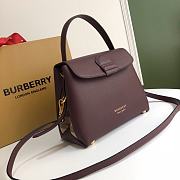 BURBERRY Tote Bag Red Wine 6181 Size 26 x 12 x 21 cm - 4